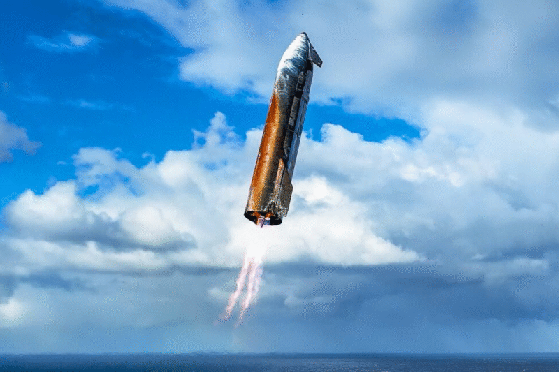 SpaceX виявила проблеми з теплоізоляцією Starship після тестового польоту