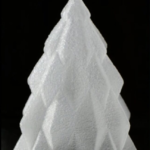Мініатюрна ялинка з льоду, надрукована 3D-принтером