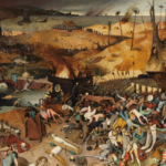 Ілюстрація до Чорної Смерті та вулканів