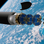 Супутники DiskSat на фоні космічного простору