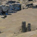 3D модель статуй моаї на острові Пасхи